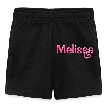 Melissa Name Balloon Police - Short Bébé - noir - Devant
