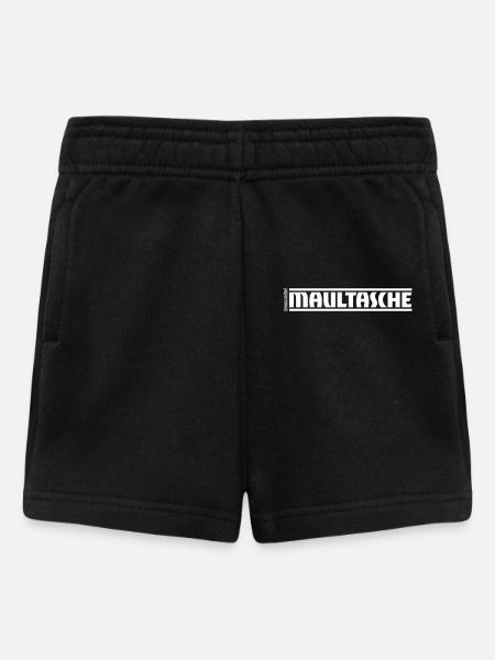 „Genussmittel“ Serie | Maultasche - Baby Shorts - Schwarz