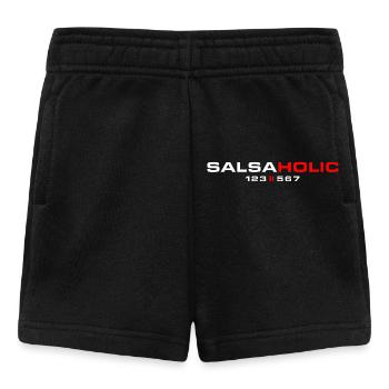 SALSAHOLIC 123-567 – Tanzoutfit für Salsasüchtige - Baby Shorts - Schwarz - Vorne