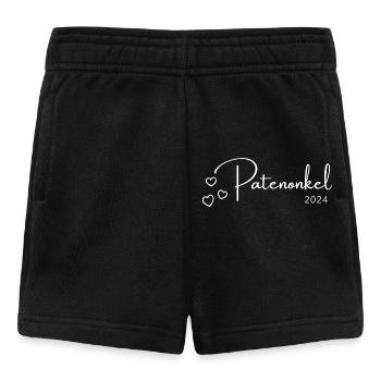 Patenonkel 2024 - Baby Shorts - Schwarz - Vorne