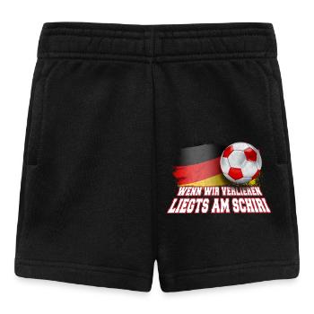 Si nous perdons, c’est à l’arbitre – le football - Short Bébé - noir - Devant