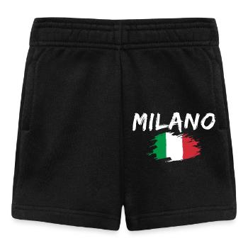 Milano Italien Flagge Mailand - Baby Shorts - Schwarz - Vorne