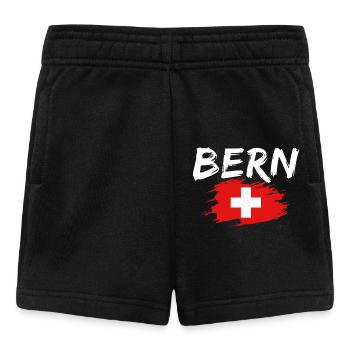 Bern Switzerland Flag - Baby Shorts - black - Front