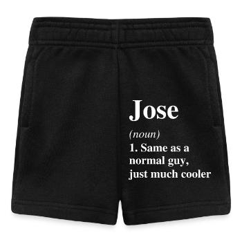 Jose Definition Cooler Name Spruch Geschenk - Baby Shorts - Schwarz - Vorne