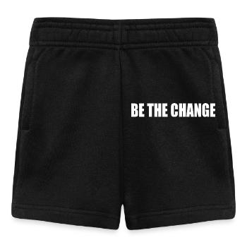 be the change - Short Bébé - noir - Devant