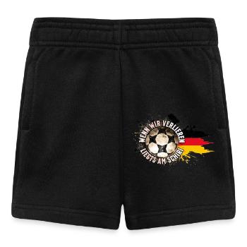 Si nous perdons, c’est à l’arbitre – le football - Short Bébé - noir - Devant