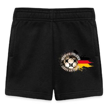 Si nous perdons, c’est à l’arbitre – le football - Short Bébé - noir - Devant