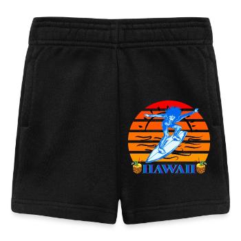 Surfen Hawaii - Baby Shorts - Schwarz - Vorne