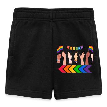 Pride Finger - Baby Shorts - Schwarz - Vorne