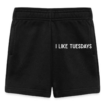 I Like Tuesdays Minimalist Weekday Vibes - Baby Shorts - black - Front
