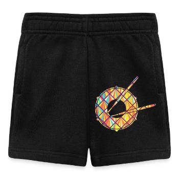 Snare drum Snare drum Geometric - Baby Shorts - black - Front