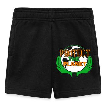 Earth Day Protect The Planet Earth - Baby Shorts - black - Front