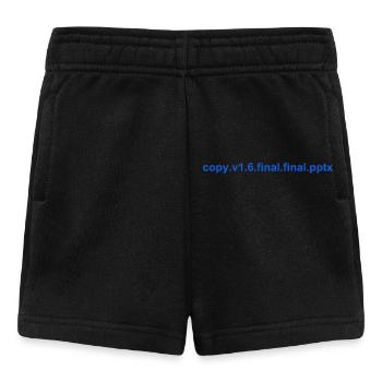 The final PowerPoint - Baby Shorts - black - Front