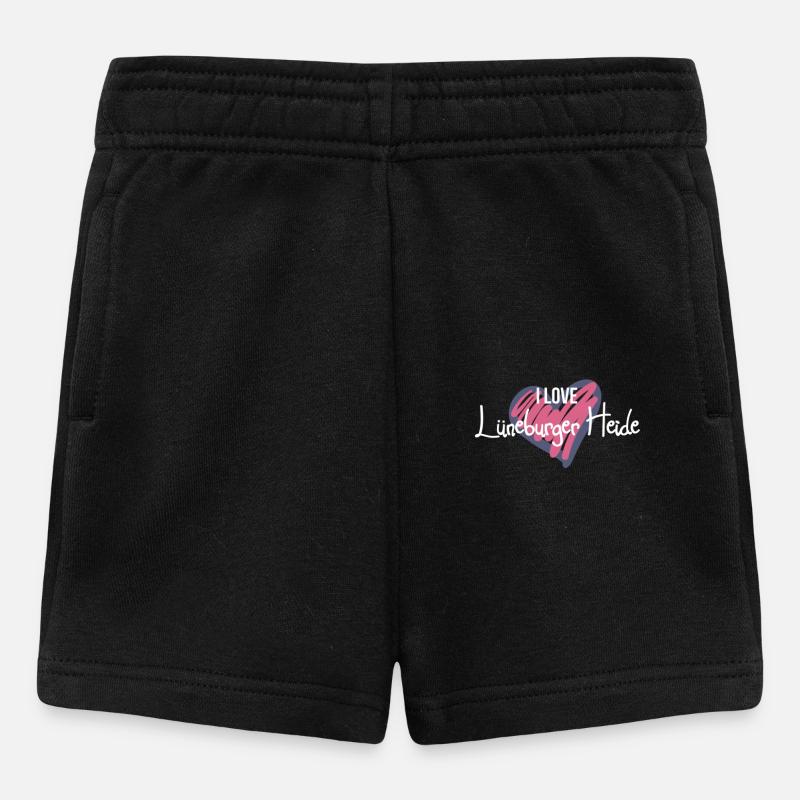 Lüneburger Heide - Baby Shorts - Schwarz