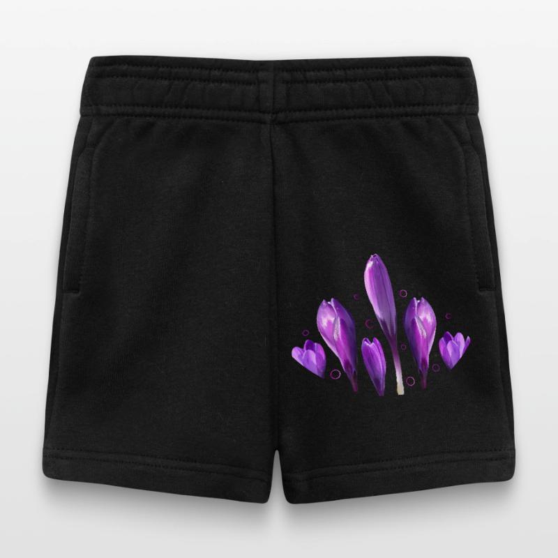 Crocuses Spring Spring Beginning Baby Shorts