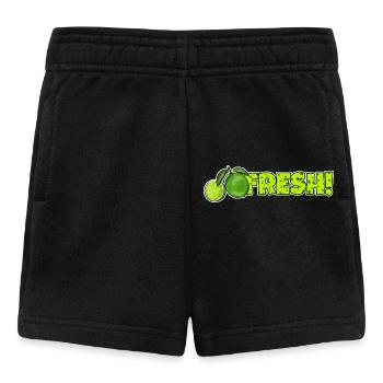 Frischer Comic-Stil Bubble Graffiti Schriftzug - Baby Shorts - Schwarz - Vorne