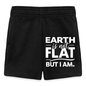 Satire Flache Erde Ironische Witze - Baby Shorts - Schwarz - Vorne