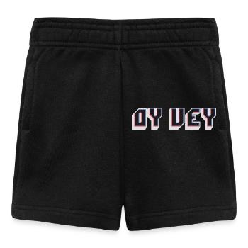 Lustige jiddische Phrase - Oy Vey, jüdisches Weihnachtsgeschenk - Baby Shorts - Schwarz - Vorne