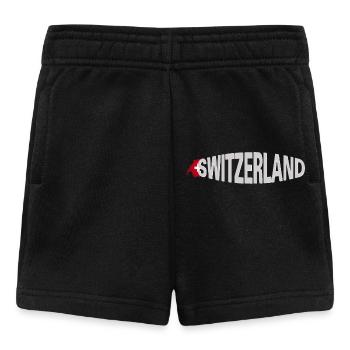 SWITZERLAND CLAIM bead with coat of arms half - Baby Shorts - black - Front