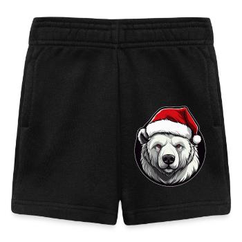 Polar Bear Christmas - Baby Shorts - black - Front