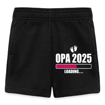 Opa 2025 - Baby Shorts - Schwarz - Vorne