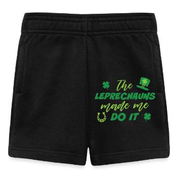 Die Kobolde haben mich dazu gebracht - Baby Shorts - Schwarz - Vorne