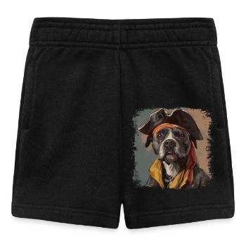 American Staffordshire Pirat - Baby Shorts - Schwarz - Vorne