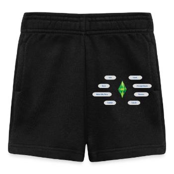 The Sims 4 Baby Interactions - Baby Shorts - black - Front