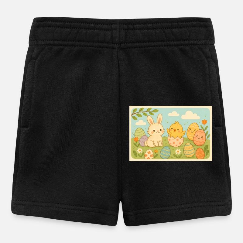 Fête de Pâques - Short Bébé - noir