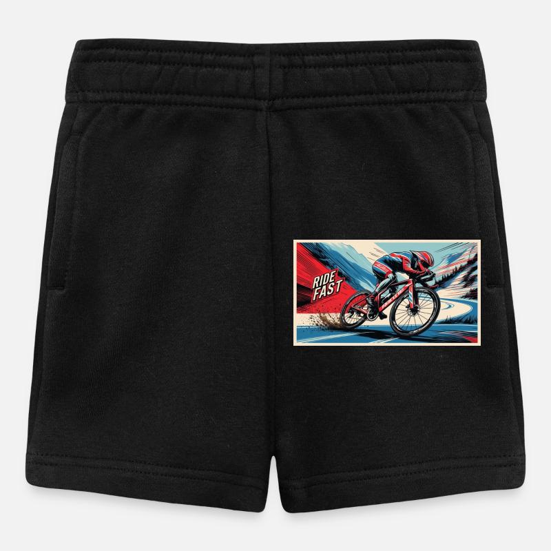 Fahrrad - Baby Shorts - Schwarz