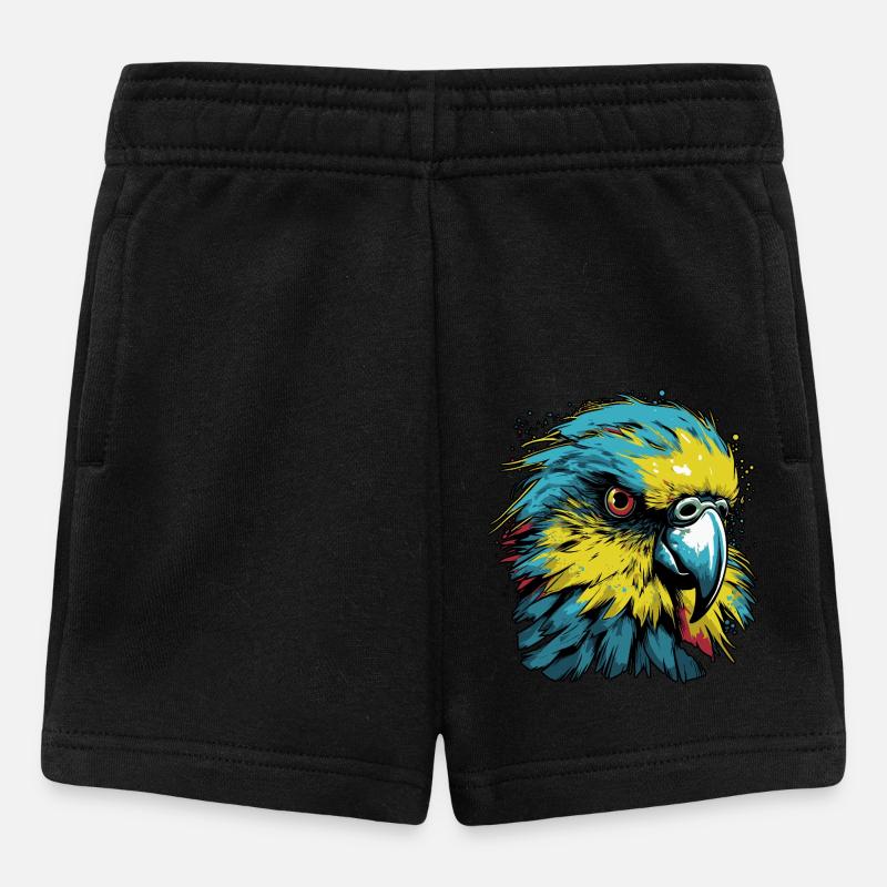 Budgerigar - Baby Shorts - black