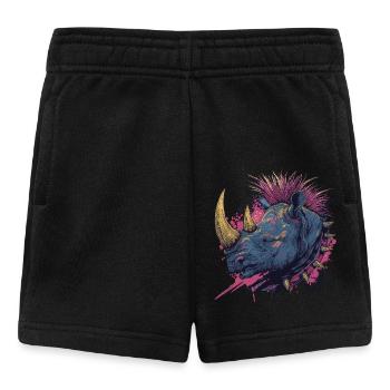 Fantasy Punkrock Nashorn - Baby Shorts - Schwarz - Vorne