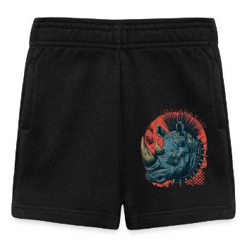 Fantasy Punkrock Nashorn - Baby Shorts - Schwarz - Vorne