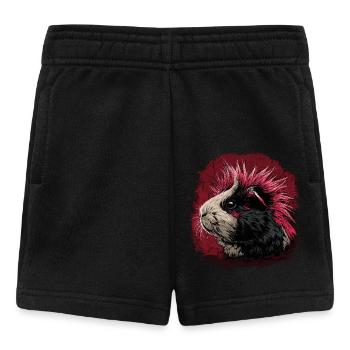 Cochon d’Inde Punk - Short Bébé - noir - Devant