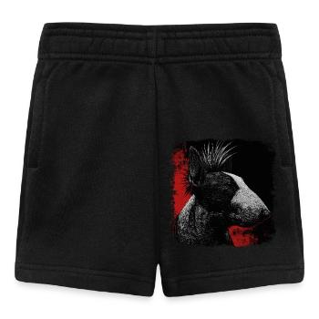 Punkrock Bullterrier - Baby Shorts - Schwarz - Vorne