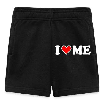 I love me - Short Bébé - noir - Devant
