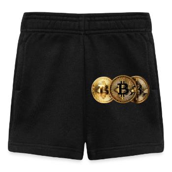 Bitcoin World - Baby Shorts - Schwarz - Vorne
