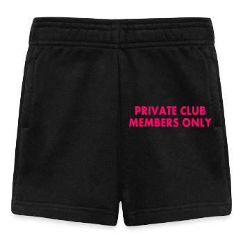 private club members only - Baby Shorts - black - Front