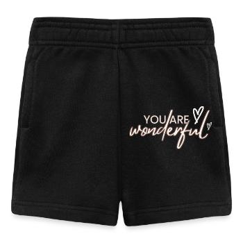 Vous êtes merveilleux - Short Bébé - noir - Devant