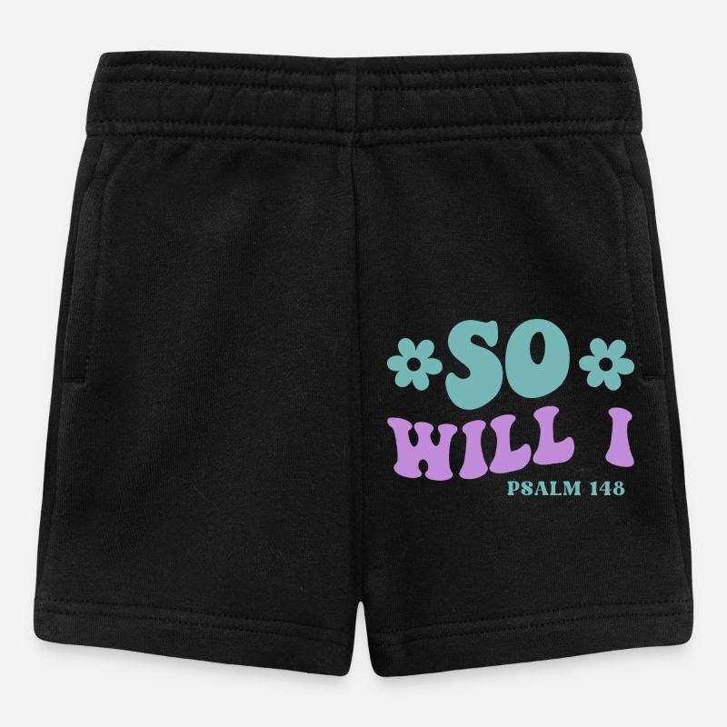 Psaume 148 - Short Bébé - noir