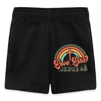 Love like jesus - Baby Shorts - Schwarz - Vorne