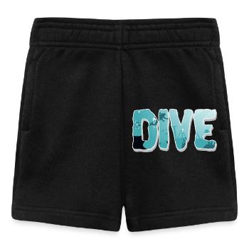 Diving Divers - Baby Shorts - black - Front