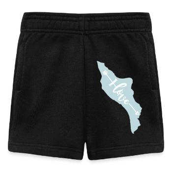 Il d'Oléron I love - Short Bébé - noir - Devant