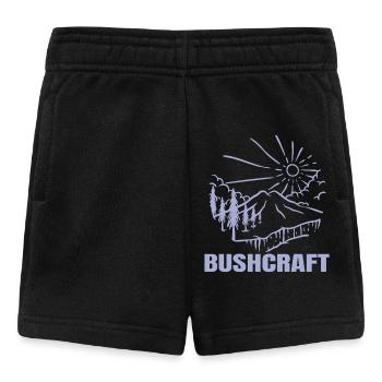 Bushcraft - Génie du bush avec ruse - Short Bébé - noir - Devant