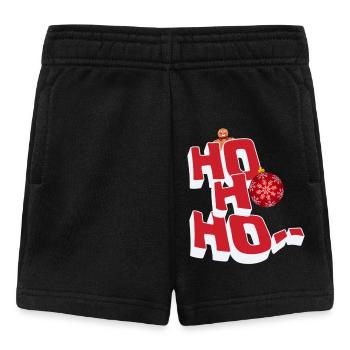Ho Ho Ho - Baby Shorts - Schwarz - Vorne