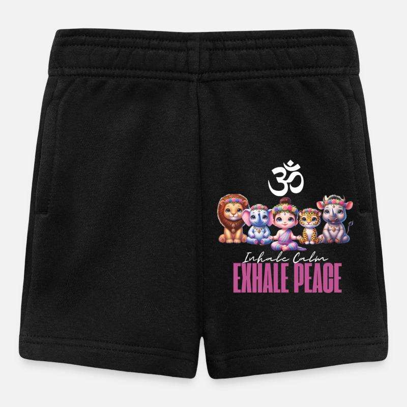 Escouade de méditation - Short Bébé - noir