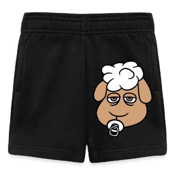 Schaf Baby Kleinkind Gesicht Schnuller Kind Kopf - Baby Shorts - Schwarz - Vorne