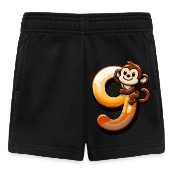 Design pour enfants Collection créative de motifs numériques - Short Bébé - noir - Devant