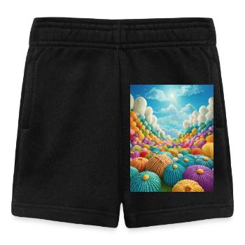 Knitting on Heavens Door - Baby Shorts - Schwarz - Vorne