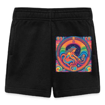 Idée cadeau d’anniversaire astrologie Vierge - Short Bébé - noir - Devant
